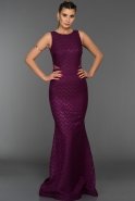 Длинное Вечернее Платье Фиолетовый ABU044