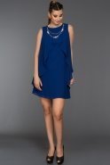Короткое Вечернее Платье Ярко-синий DS104