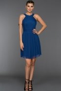 Короткое Вечернее Платье Ярко-синий DS314