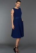 Короткое Вечернее Платье Ярко-синий DS377