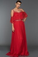 Длинное Вечернее Платье красный F4285