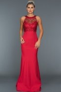 Длинное Вечернее Платье красный ABU126