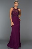 Длинное Вечернее Платье Фиолетовый ABU126