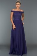 Длинное Вечернее Платье Пурпурный AN2462