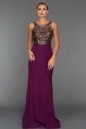 Длинное Вечернее Платье Фиолетовый ABU114