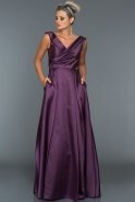Длинное Вечернее Платье Фиолетовый ABU003