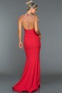 Длинное Вечернее Платье красный ABU218