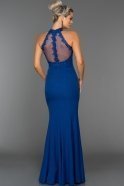 Длинное Вечернее Платье Ярко-синий T2828