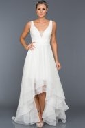 Длинное Вечернее Платье Белый AN2388