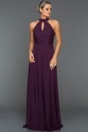 Длинное Вечернее Платье Фиолетовый ABU018