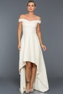 Длинное Вечернее Платье Белый ABO001