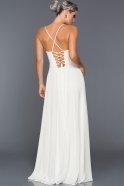 Длинное Вечернее Платье Белый ABU070