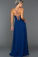 Длинное Вечернее Платье Ярко-синий ABU070