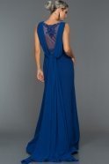 Длинное Вечернее Платье Ярко-синий ABU348