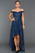 Длинное Вечернее Платье Темно-синий C7316