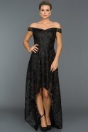 Длинное Вечернее Платье Черный C7316