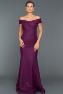 Длинное Вечернее Платье Фиолетовый C7336