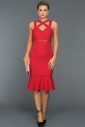 Короткое Вечернее Платье красный DS370