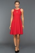 Короткое Вечернее Платье красный DS376