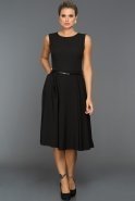 Короткое Вечернее Платье Черный DS377