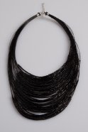 Ожерелья Черный AB001