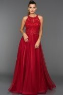 Длинное Вечернее Платье красный S4509