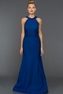 Длинное Вечернее Платье Ярко-синий ABU332