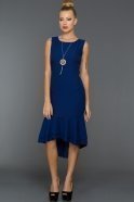 Короткое Вечернее Платье Ярко-синий DS399