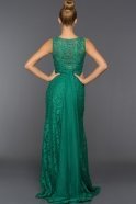 Длинное Вечернее Платье зелёный ABU132