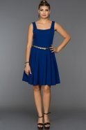 Короткое Вечернее Платье Ярко-синий ABK096