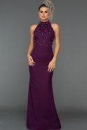 Длинное Вечернее Платье Фиолетовый C7357