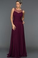 Длинное Вечернее Платье Пурпурный C7190