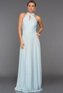 Длинное Вечернее Платье Светло-синий ABU018