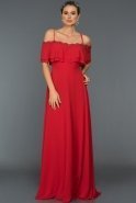 Длинное Вечернее Платье красный GG6973