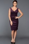 Короткое Вечернее Платье Пурпурный GG5548