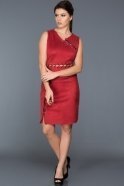 Короткое Вечернее Платье красный ABK267