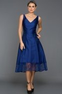 Короткое Вечернее Платье Ярко-синий GG5545