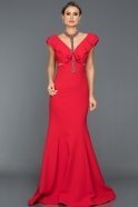 Длинное Вечернее Платье красный GG6993
