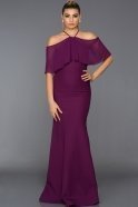 Длинное Вечернее Платье Фиолетовый ABU091
