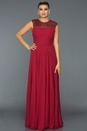 Длинное Вечернее Платье Бордовый L6038