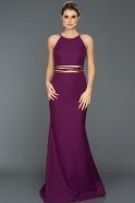 Длинное Вечернее Платье Фиолетовый C7343