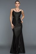 Длинное Вечернее Платье Черный C7346
