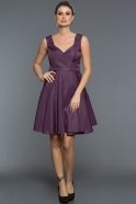 Короткое Вечернее Платье Фиолетовый C8095