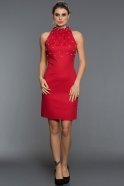 Короткое Вечернее Платье красный C8115