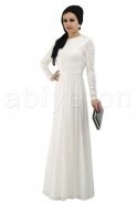 Вечерняя Одежда Хиджаб Белый S3604