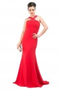 Длинное Вечернее Платье красный C6064