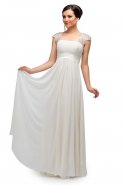 Длинное Вечернее Платье Белый F941