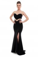 Длинное Вечернее Платье Черный AL8802