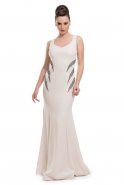 Длинное Вечернее Платье Белый S4092