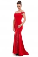 Длинное Вечернее Платье красный AL8515
